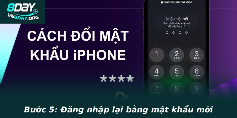 Bước 5: Đăng nhập lại bằng mật khẩu mới