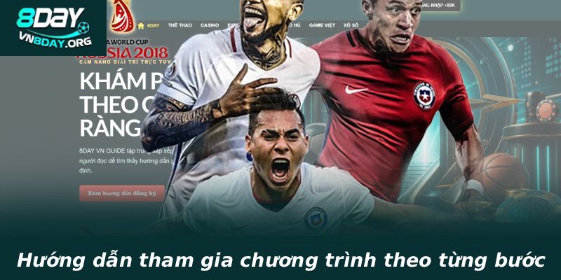 Hướng dẫn tham gia chương trình theo từng bước