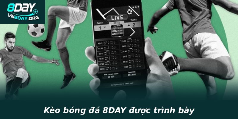 Kèo bóng đá 8DAY được trình bày