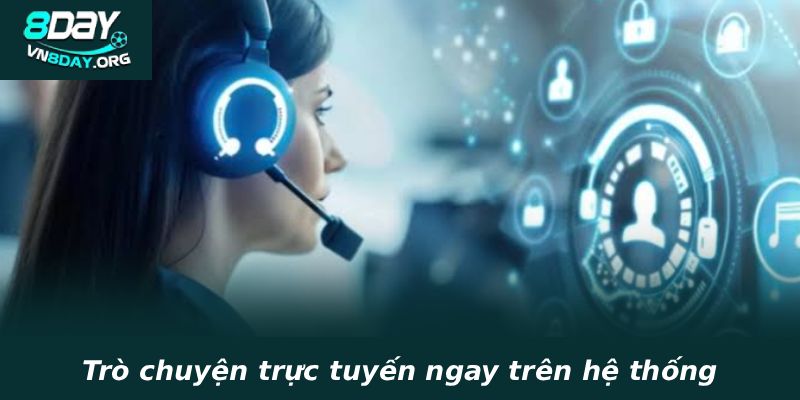 Trò chuyện trực tuyến ngay trên hệ thống